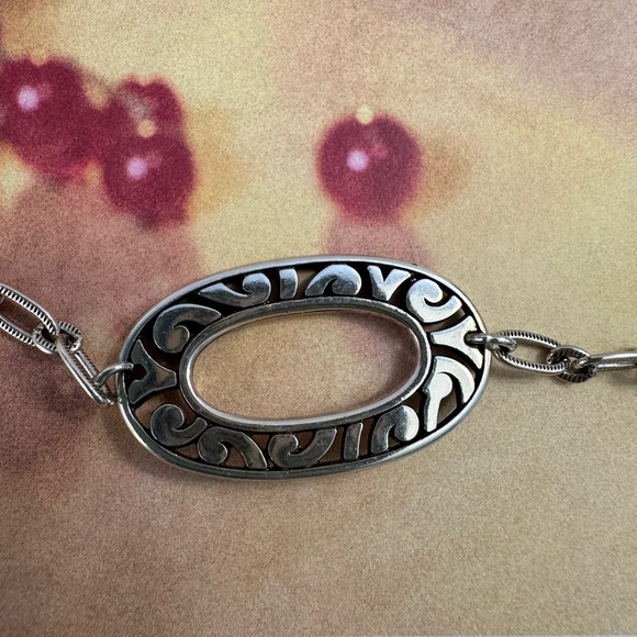 BRIGHTON Bundle long necklace and bracelet silver tone - Picture 4 of 7